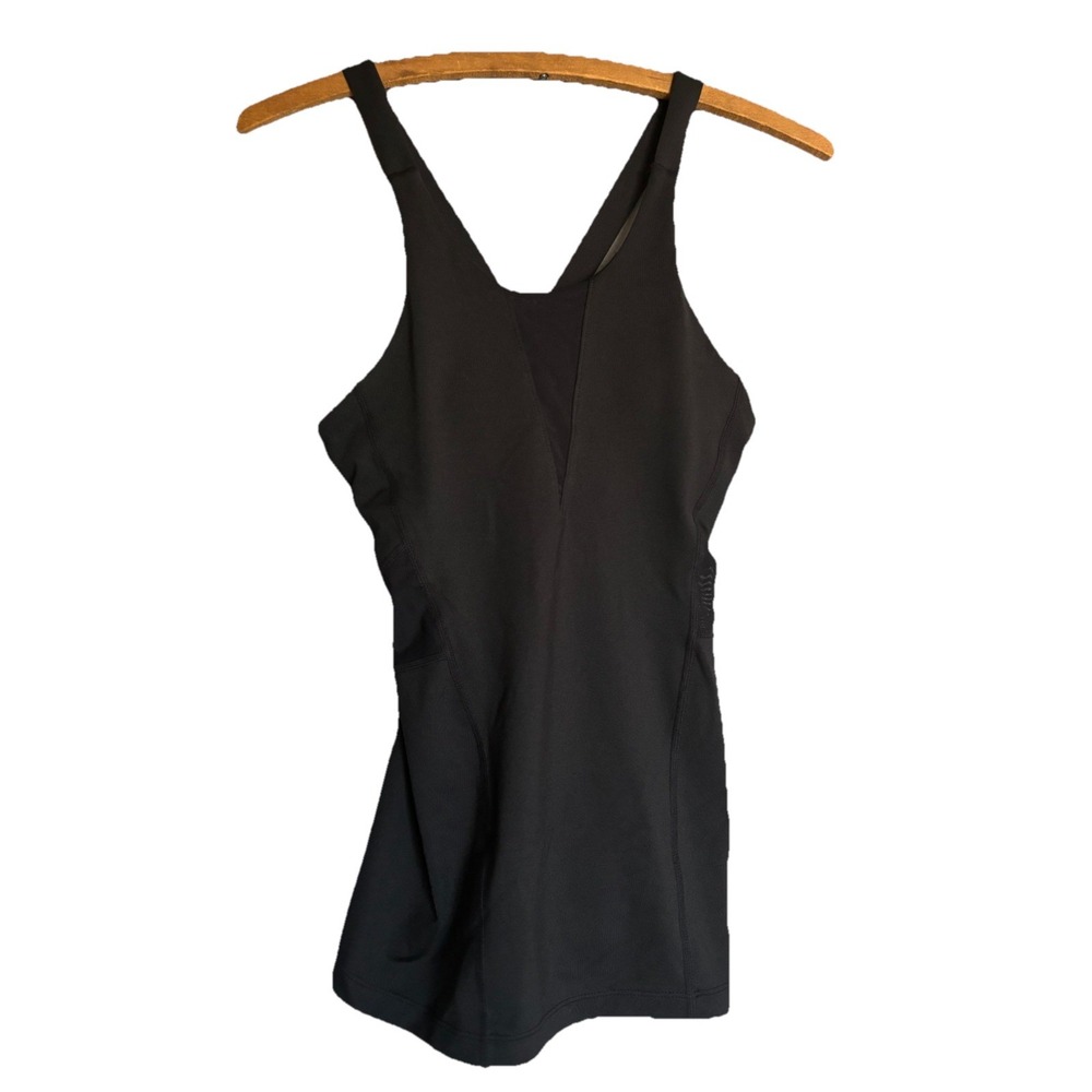 Manduka XS Sleeveless Tank Top Yoga Athleisure‎ Activewear Workout Mesh & Padded